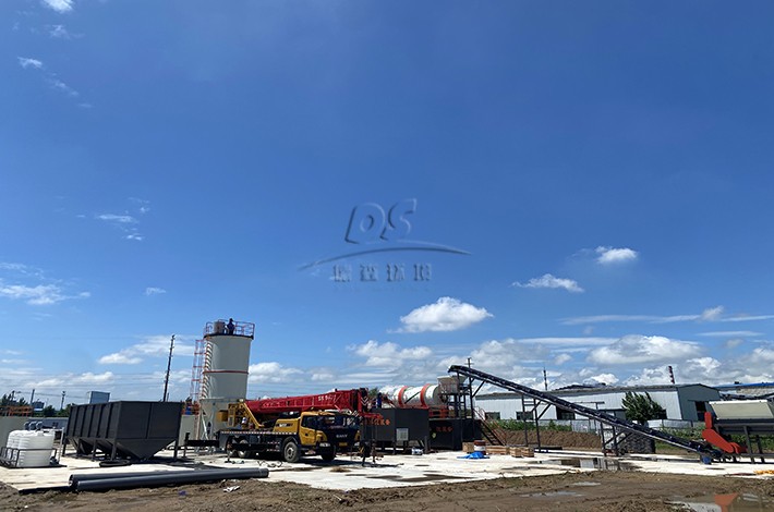 土壤淋洗设备运行现场