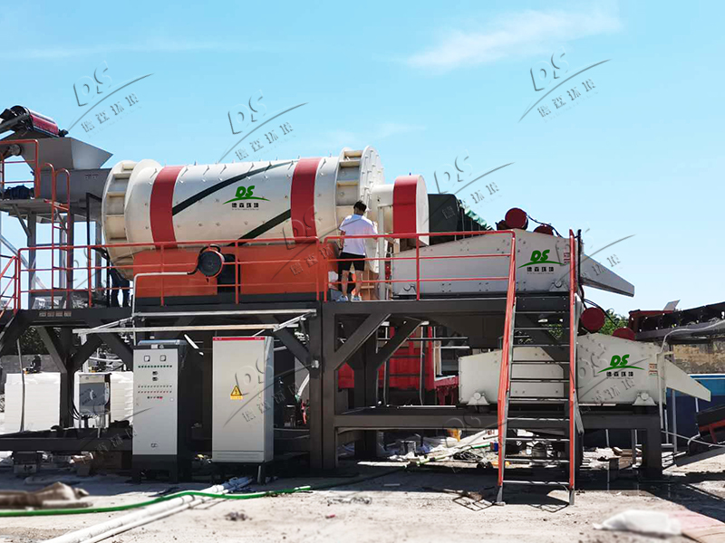 污染土壤修复工程现场